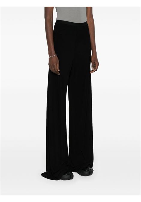Black Jumbo wide-leg trousers - women RICK OWENS | RP01D2300HBZ09
